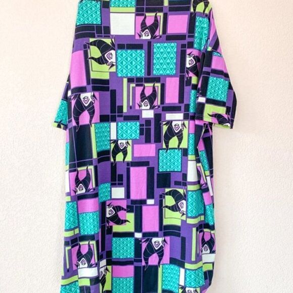 LulaRoe Maleficent T-Shirt Dress, Size XS - Picture 3 of 3
